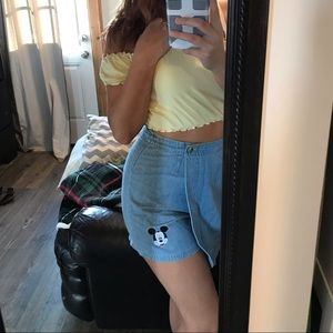 Rare vintage Mickey Mouse skirt shorts